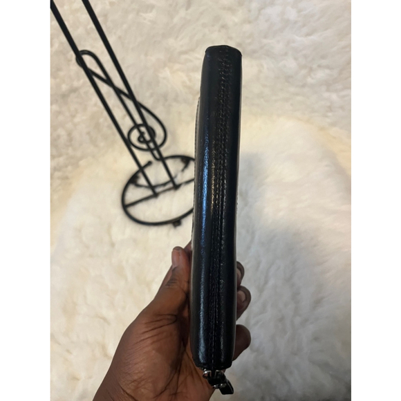Coach Leather Long Wallet Black Women - Picture 5 of 12